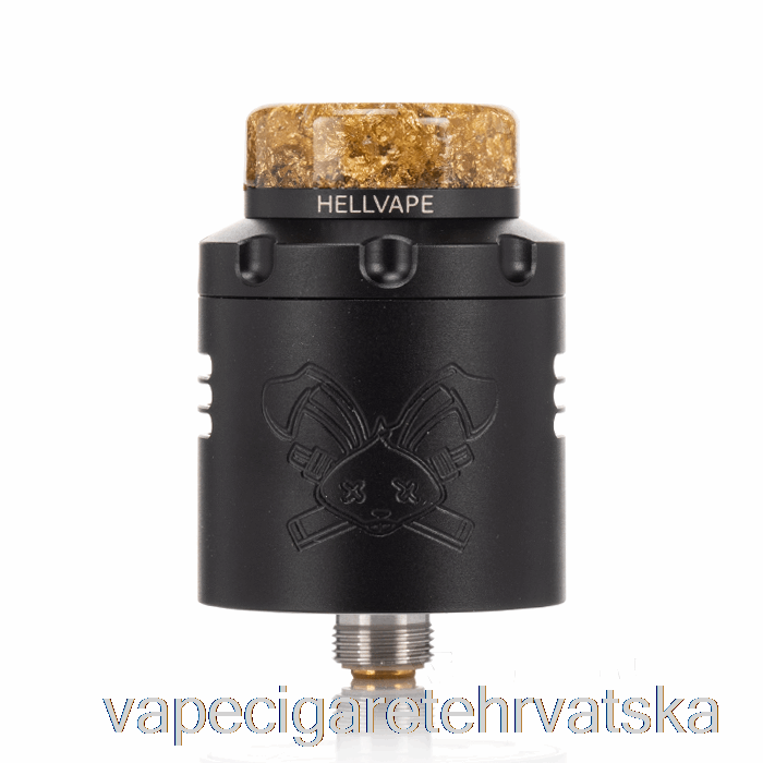 Vape Cigarete Hellvape Dead Rabbit V3 24mm Rda Mat Full Black